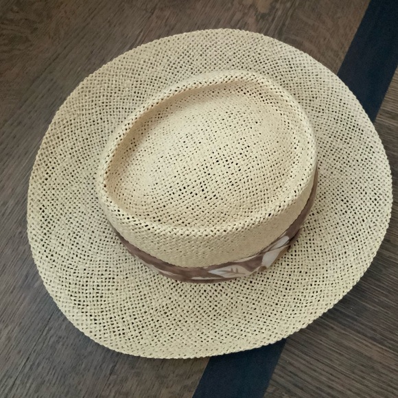 Straw Fedora Hat Unisex Style Adult One Size BRAND NEW Beach pool Vacation - Picture 3 of 10
